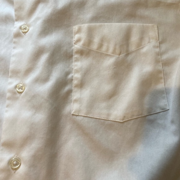 NWOT Men’sSize 17 34/35 Van Heusen Regular Fit LuxSateen Wrinkle FreeDress shirt - Picture 9 of 14
